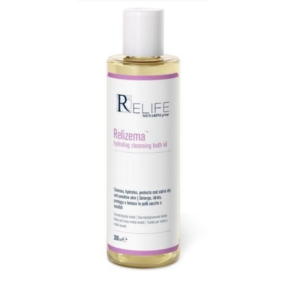 Relife Relizema Hydrating Cleansing Bath Oil 200ml - O'Sullivans Pharmacy - Skincare -