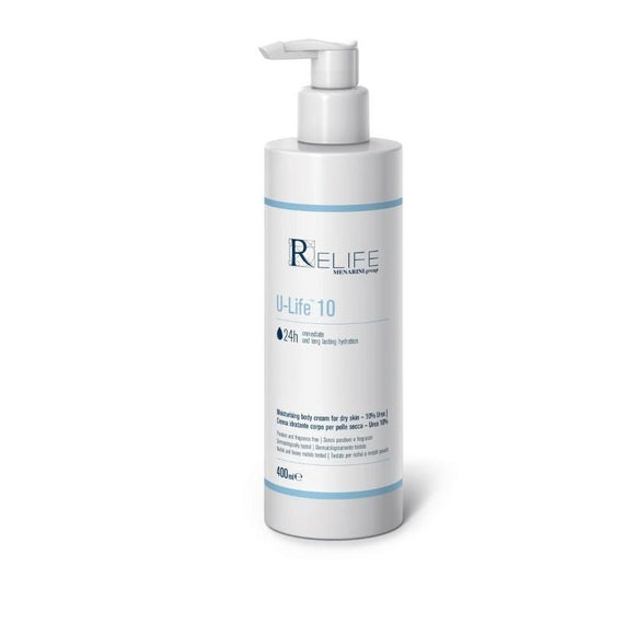 Relife U-Life 10% Urea Moisturing Body Cream 400ml - O'Sullivans Pharmacy - Skincare - 8055348240887