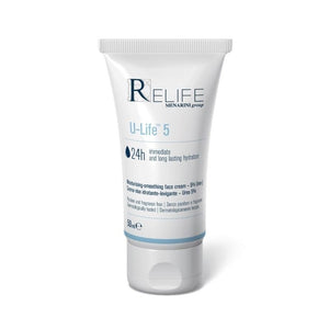 Relife U-Life 5% Urea Moisturising Face Cream 50ml - O'Sullivans Pharmacy - Skincare - 8055348240870