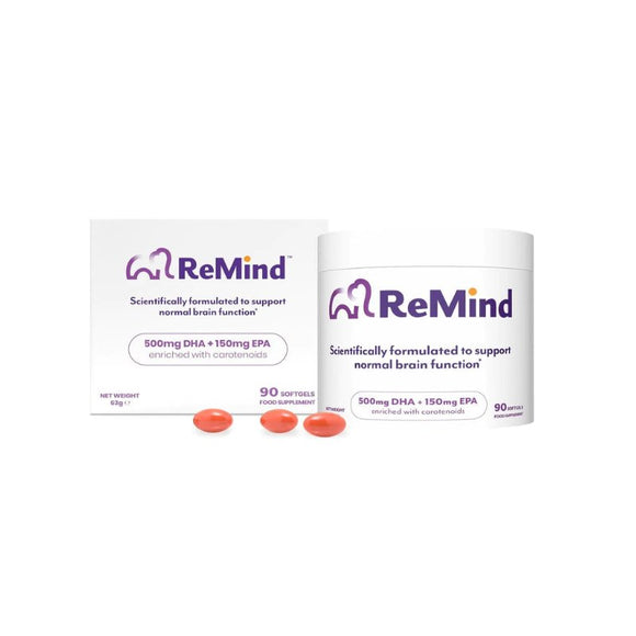 ReMind 500mg DHA+150mg EPA 90 Capsules - O'Sullivans Pharmacy - Medicines & Health - 5392000191211