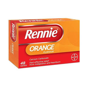 Rennie Chewable Orange 48 Pack - O'Sullivans Pharmacy - Medicines & Health - 5010605951282