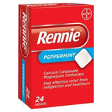 Rennie Chewable Peppermint - O'Sullivans Pharmacy - Medicines & Health - 5010605295287