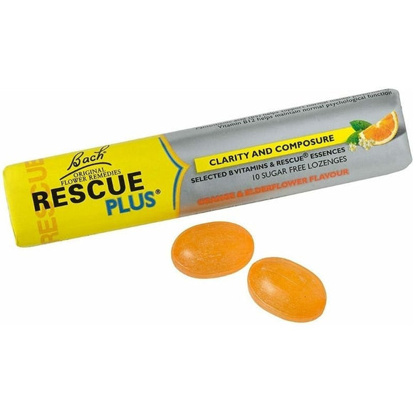 Rescue Remedy Plus Lozenge Orange and Elderflower 42g - O'Sullivans Pharmacy - Vitamins -