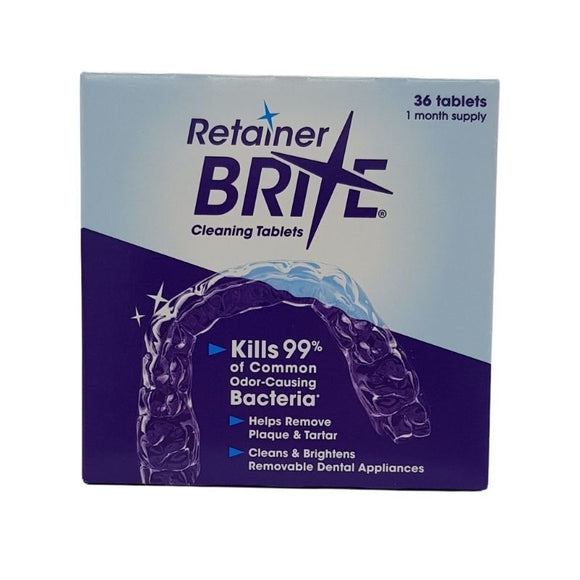 Retainer Brite Cleaning Tablets 36 Pack - O'Sullivans Pharmacy - Toiletries -