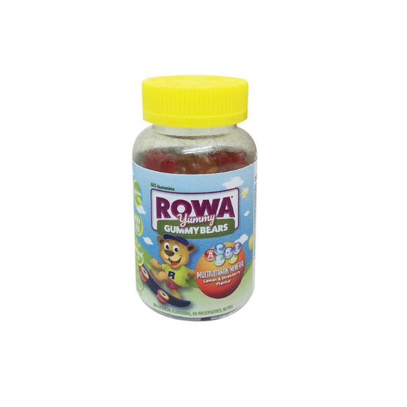 Rowa Yummy Gummy Bears Multivitamins 60 - O'Sullivans Pharmacy - Vitamins - 5390387943010