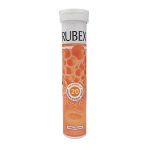 Rubex 1000mg Vitamin C Effervescent Tablets 20 Pack - O'Sullivans Pharmacy - Vitamins -