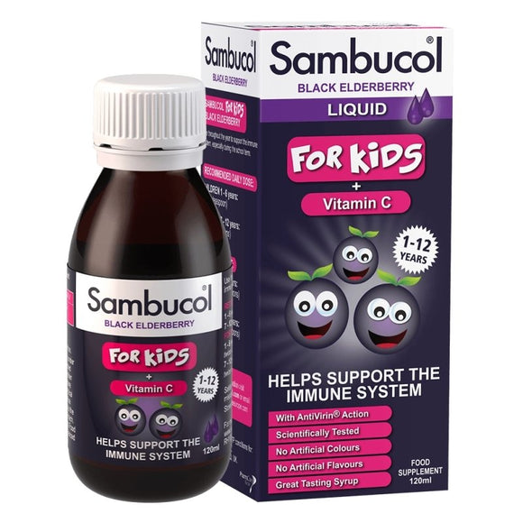 Sambucol For Kids 120ml - O'Sullivans Pharmacy - Vitamins - 5060216560168