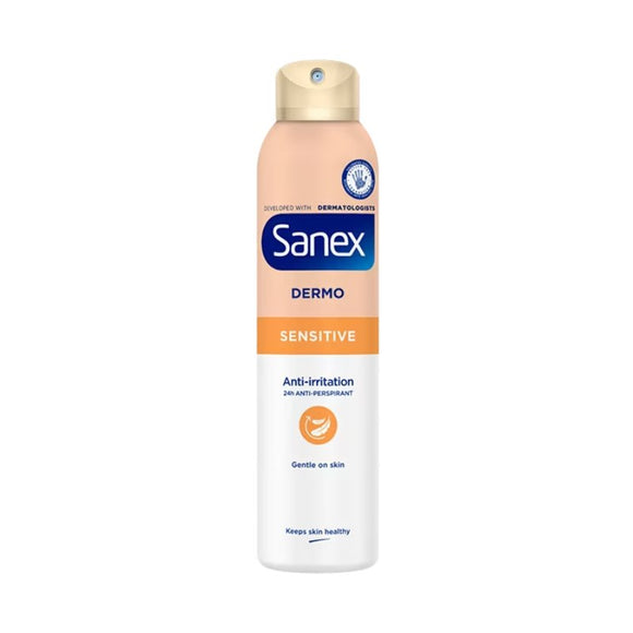 Sanex Antiperspirant Sensitive 250ml - O'Sullivans Pharmacy - Toiletries - 8714789763347