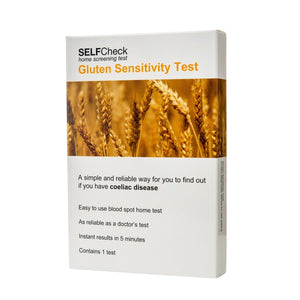 SELFCheck Coeliac (Gluten Sensitivity) Test 1 Test - O'Sullivans Pharmacy - Medical Tests - 5060149640128