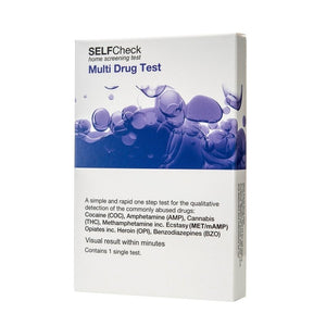 SELFCheck Multi Drug Test 6 Panel- 1 Test - O'Sullivans Pharmacy - Medical Tests - 5060149640142