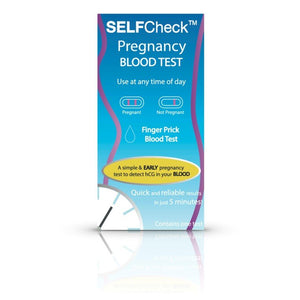 SELFCheck Pregnancy Blood Test 1 Test - O'Sullivans Pharmacy - Medical Tests - 5060149640227