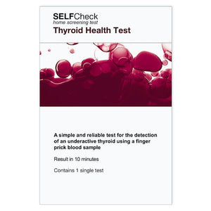 SELFCheck Thyroid Health Test 1 Test - O'Sullivans Pharmacy - Medical Tests - 5060149640210