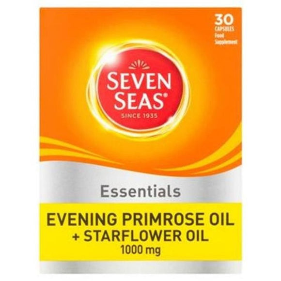Seven Seas Evening Primrose Oil & Starflower Oil 1000mg Capsules 30 Pack - O'Sullivans Pharmacy - Vitamins -