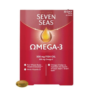 Seven Seas Omega 3 Capsules 30 Pack - O'Sullivans Pharmacy - Vitamins - 8006540158890