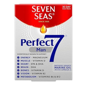 Seven Seas Perfect 7 Man 30 Capsules & 30 Tablets - O'Sullivans Pharmacy - Vitamins -