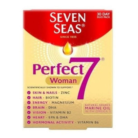 Seven Seas Perfect 7 Woman 30 Capsules & 30 Tablets - O'Sullivans Pharmacy - Vitamins -