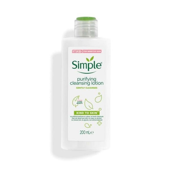 Simple Purifying Cleansing Lotion 200ml - O'Sullivans Pharmacy - Skincare -