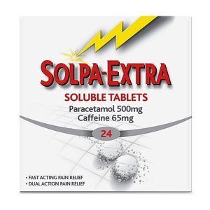 Solpa-Extra Soluble 500/65mg Tablets 24 Pack - O'Sullivans Pharmacy - Medicines & Health -