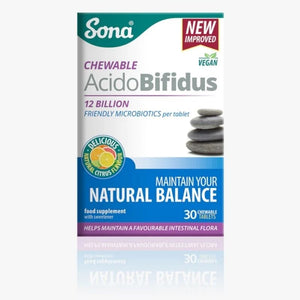 Sona Acidobifidus Tablets 30 Pack - O'Sullivans Pharmacy - Vitamins - 5390612004318