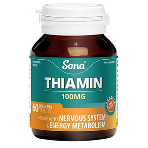 Sona B1 Thiamin 100mg Tablets 60 Pack - O'Sullivans Pharmacy - Vitamins -