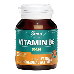 Sona B6 50mg Tablets 60 Pack - O'Sullivans Pharmacy - Vitamins -