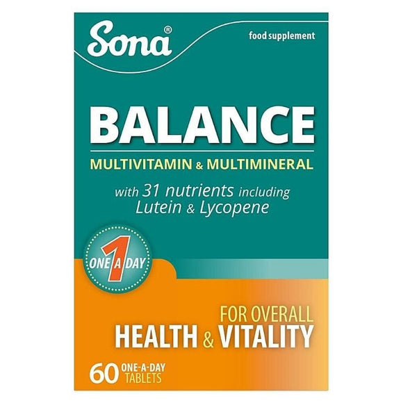 Sona Balance Tablets 60 Pack - O'Sullivans Pharmacy - Vitamins -
