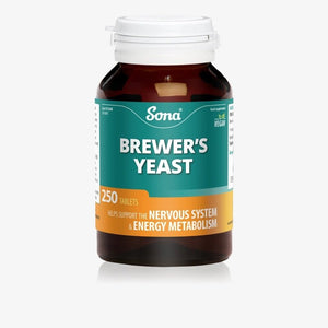 Sona Brewers Yeast 250 Tablets - O'Sullivans Pharmacy - Vitamins - 5390612003601