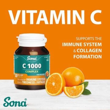 Sona C1000 Complex Tablets 30 Pack - O'Sullivans Pharmacy - Vitamins - 5390612004509