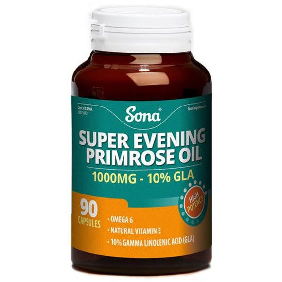 Sona Evening Primrose Oil 1000mg Capsules 90 Pack - O'Sullivans Pharmacy - Vitamins -
