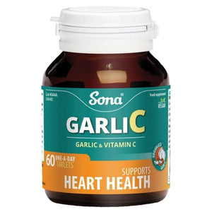 Sona Garlic and Vit C Tablets 60 Pack - O'Sullivans Pharmacy - Vitamins -