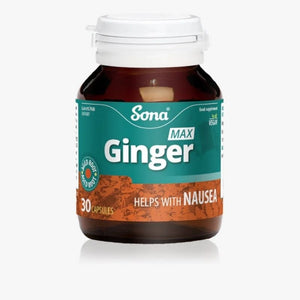 Sona Ginger Max Capsules 30 Pack - O'Sullivans Pharmacy - Vitamins - 5390612007616