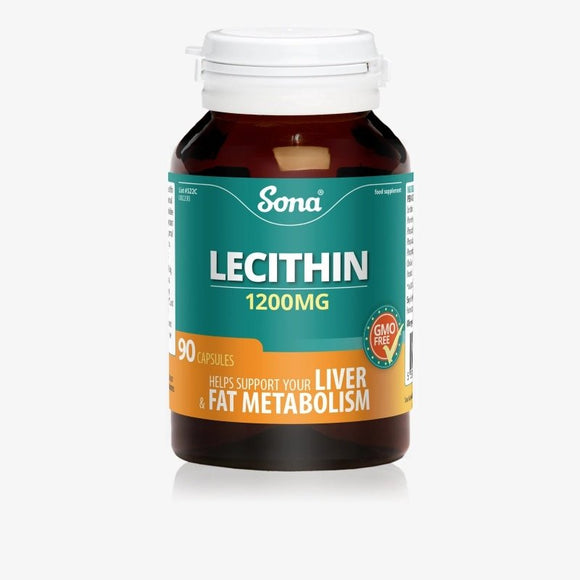 Sona Lecithin 1200mg Tablets 90 Pack - O'Sullivans Pharmacy - Vitamins - 5390612002253