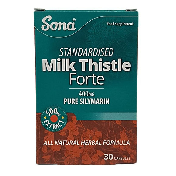 Sona Milk Thistle Forte Capsules 30 Pack - O'Sullivans Pharmacy - Vitamins -