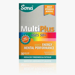 Sona Multiplus Ages 50+ Tablets 30 Pack - O'Sullivans Pharmacy - Vitamins - 5390612006008