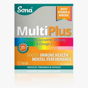Sona Multiplus Capsules 60 Pack - O'Sullivans Pharmacy - Vitamins - 5390612002611