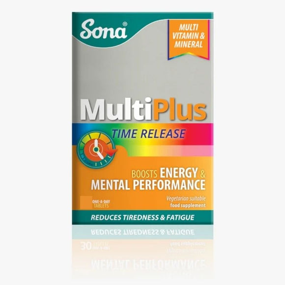 Sona Multiplus Time Release Tablets 60 Pack - O'Sullivans Pharmacy - Vitamins - 5390612002680