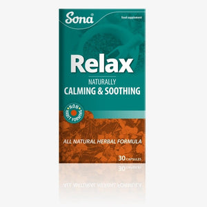 Sona Relax Herbal Formula 30 Tablets - O'Sullivans Pharmacy - Vitamins - 5390612010609