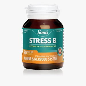 Sona Stress B Tablets 30 Pack - O'Sullivans Pharmacy - Vitamins - 5390612003007