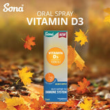 Sona Vitamin D3 Oral Spray 15ml - O'Sullivans Pharmacy - Vitamins - 5390612013211