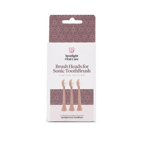Spotlight Replacement Heads for Sonic Toothbrush Rose Gold - O'Sullivans Pharmacy - Toiletries - 5391531561494