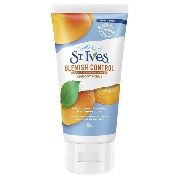 St Ives Apricot Scrub Blemish Control 150ml - O'Sullivans Pharmacy - Skincare -