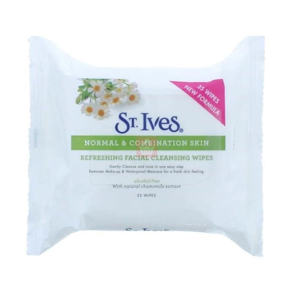 St Ives Normal Facial Cleansing Wipes 35 Pack - O'Sullivans Pharmacy - Skincare - 8712561241434