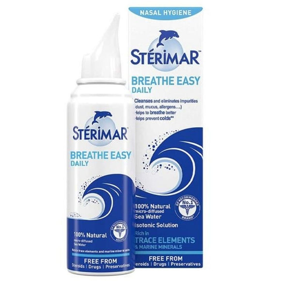 Sterimar Breathe Easy Daily Nasal Hygiene Spray 100ml - O'Sullivans Pharmacy - Medicines & Health -