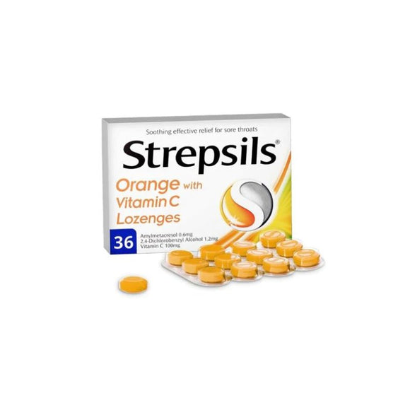 Strepsils Vitamin C Lozenge 36 Pack - O'Sullivans Pharmacy - Medicines & Health - 5011417579183
