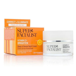 Super Facialist Vitamin C+ Sleep and Reveal Night Cream 50ml - O'Sullivans Pharmacy - Skincare - 5060388885199