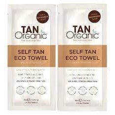 Tan Organic Self Tan Eco Towel 2 pack - O'Sullivans Pharmacy - Skincare - 5391521781437