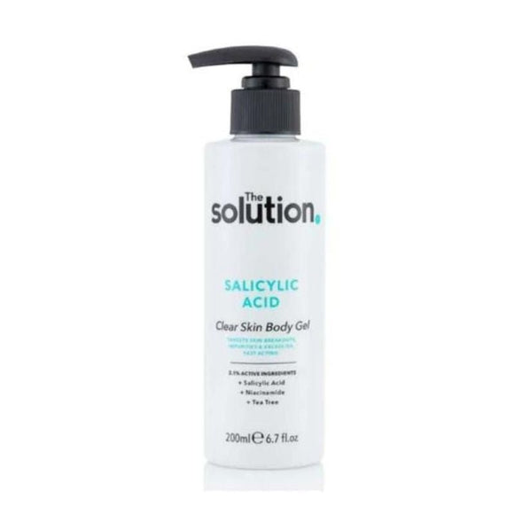 The Solution Salicylic Acid Clear Skin Body Gel 200ml - O'Sullivans Pharmacy - Skincare - 5060528323857