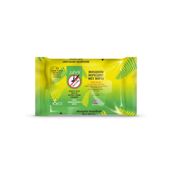 Theye Mosquito Repellent Wet Wipes - 12 pack - O'Sullivans Pharmacy - Skincare - 5060423240303