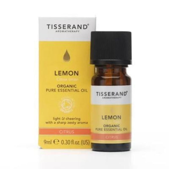 Tisserand Lemon Organic Pure Essential Oil 9ml - O'Sullivans Pharmacy - Vitamins -