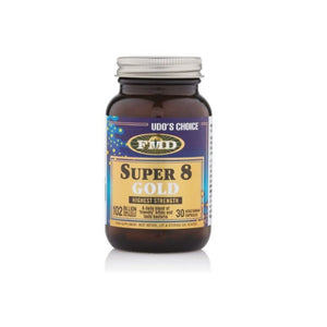 Udos Choice Super 8 Gold Microbiotic 30 Capsules - O'Sullivans Pharmacy - Vitamins - 5391500070927